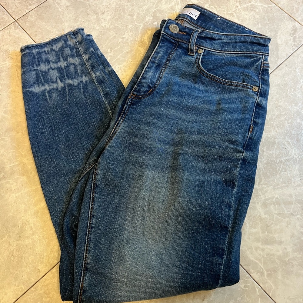 LOFT high rise jeans
